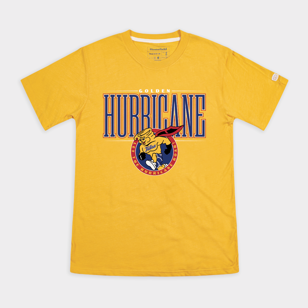 Tulsa Golden Hurricane '90s Tee Style001 Hoodie, Sweatshirt | CoreVibeTees.com (Image 1)
