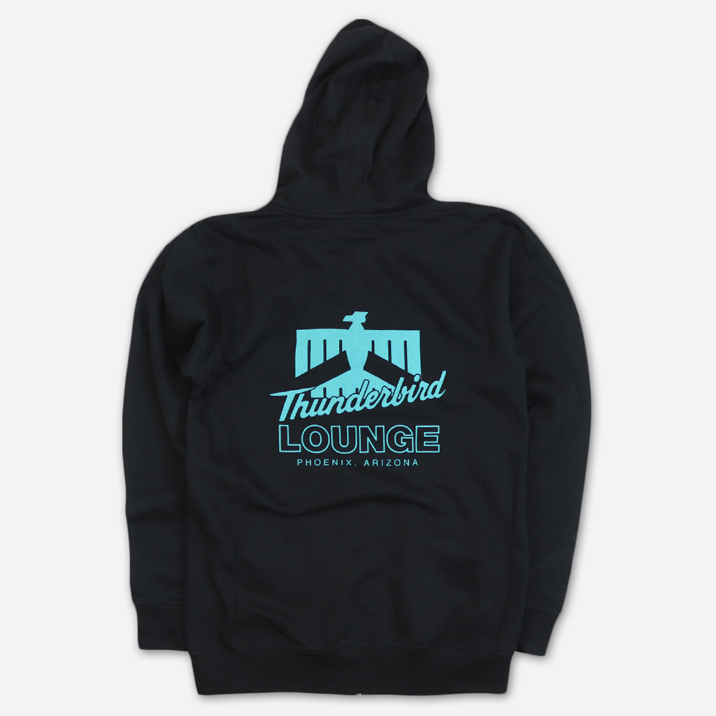 TL Logo Black Zip Up Hooded Sweatshirt T-Shirts, Hoodie | CoreVibeTees.com (Image 1)