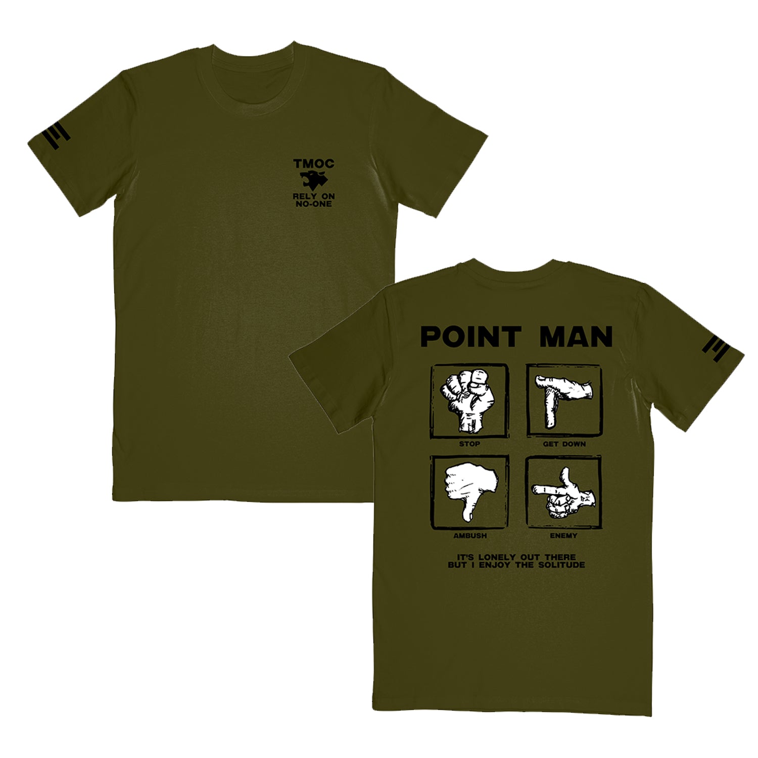 Point Man T-Shirt (Army Green) Hoodie, Sweatshirt | CoreVibeTees.com