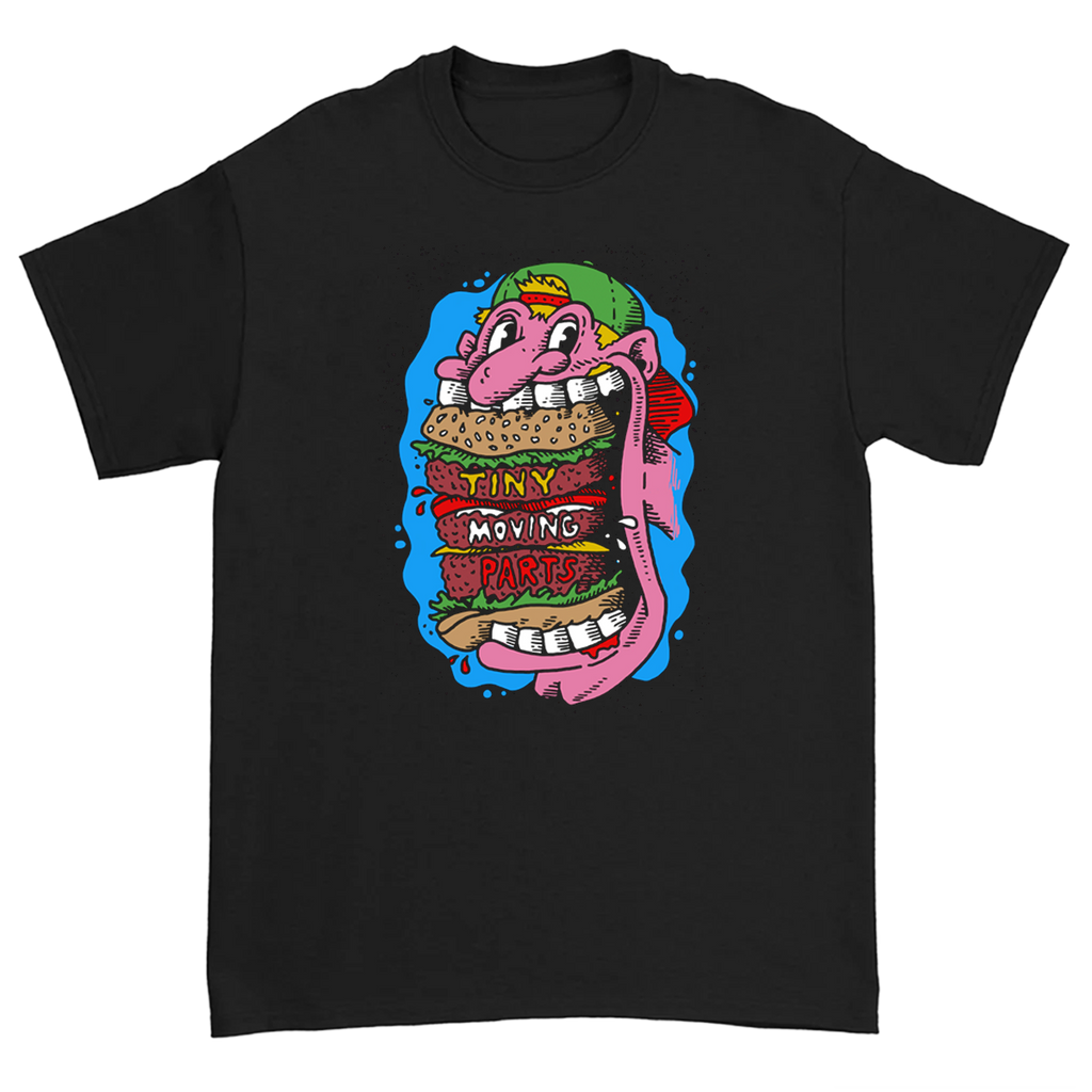 Burger Bites Tee (Black) Hoodie, Sweatshirt | CoreVibeTees.com (Image 1)