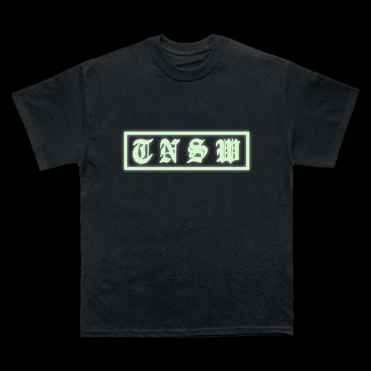 Box Logo Tee (Black) - Glow In The Dark Hoodie, Sweatshirt | CoreVibeTees.com (Image 2)