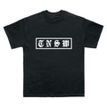 Box Logo Tee (Black) - Glow In The Dark Hoodie, Sweatshirt | CoreVibeTees.com (Image 1)