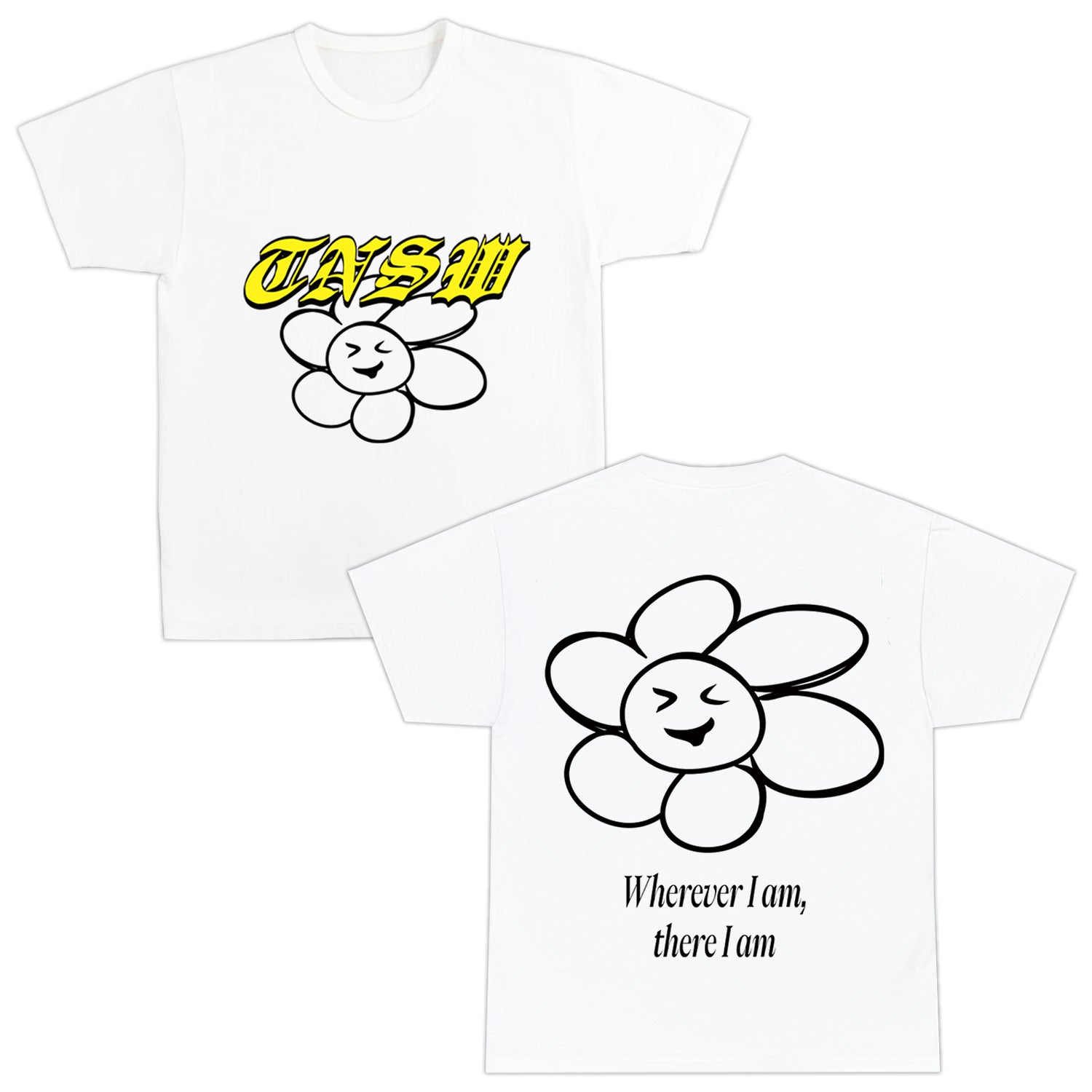 Flower Tee (White) Hoodie, Sweatshirt | CoreVibeTees.com