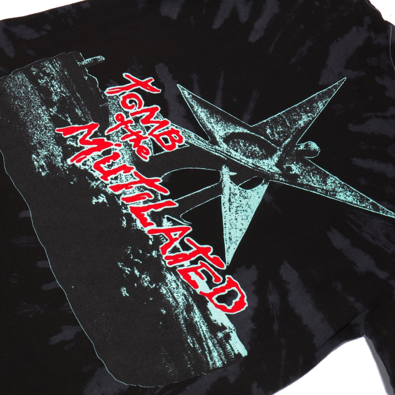Tomb Of The Mutilated T-Shirt (Black/Grey Dye) Hoodie, Sweatshirt | CoreVibeTees.com (Image 3)