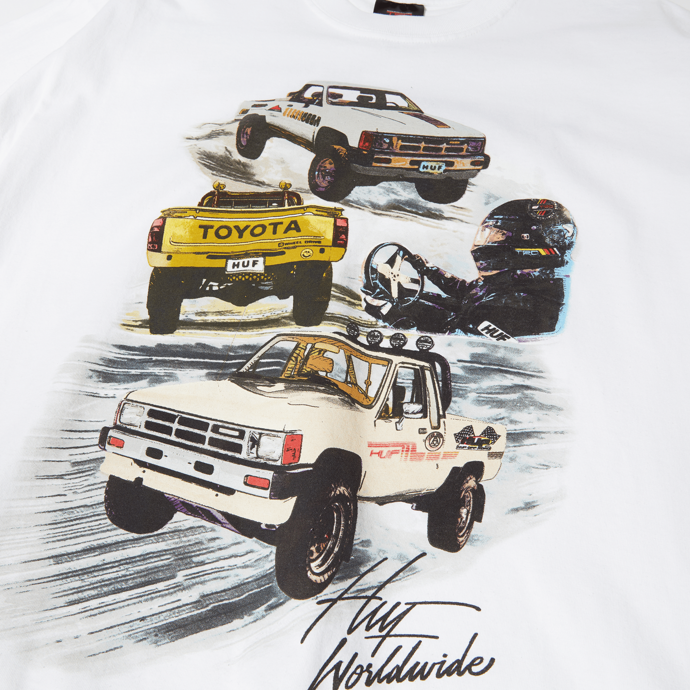 Huf x Toyota Racing T-Shirt Hoodie, Sweatshirt | CoreVibeTees.com (Image 3)