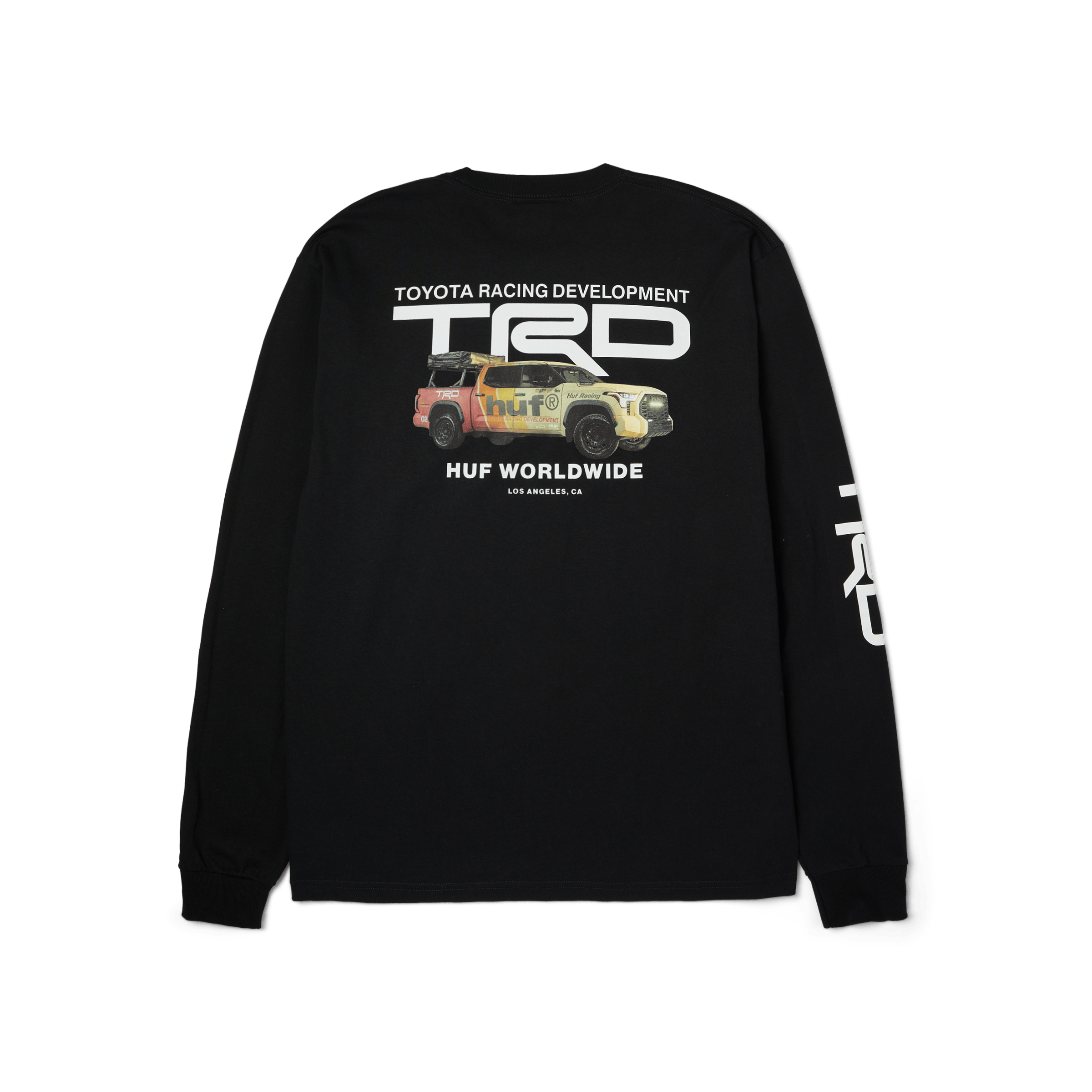 HUF x Toyota TRD Tundra Long Sleeve T-Shirt Hoodie, Sweatshirt | CoreVibeTees.com (Image 3)
