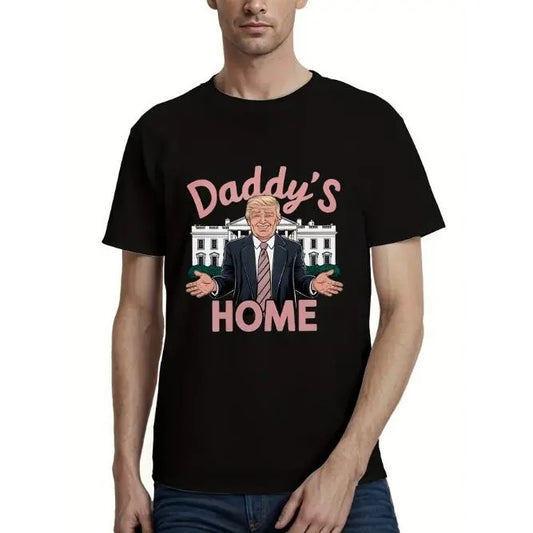 TRUMP Men's T-Shirt Print Summer Top Vintage T-Shirt Suitable for outdoor Made in USA