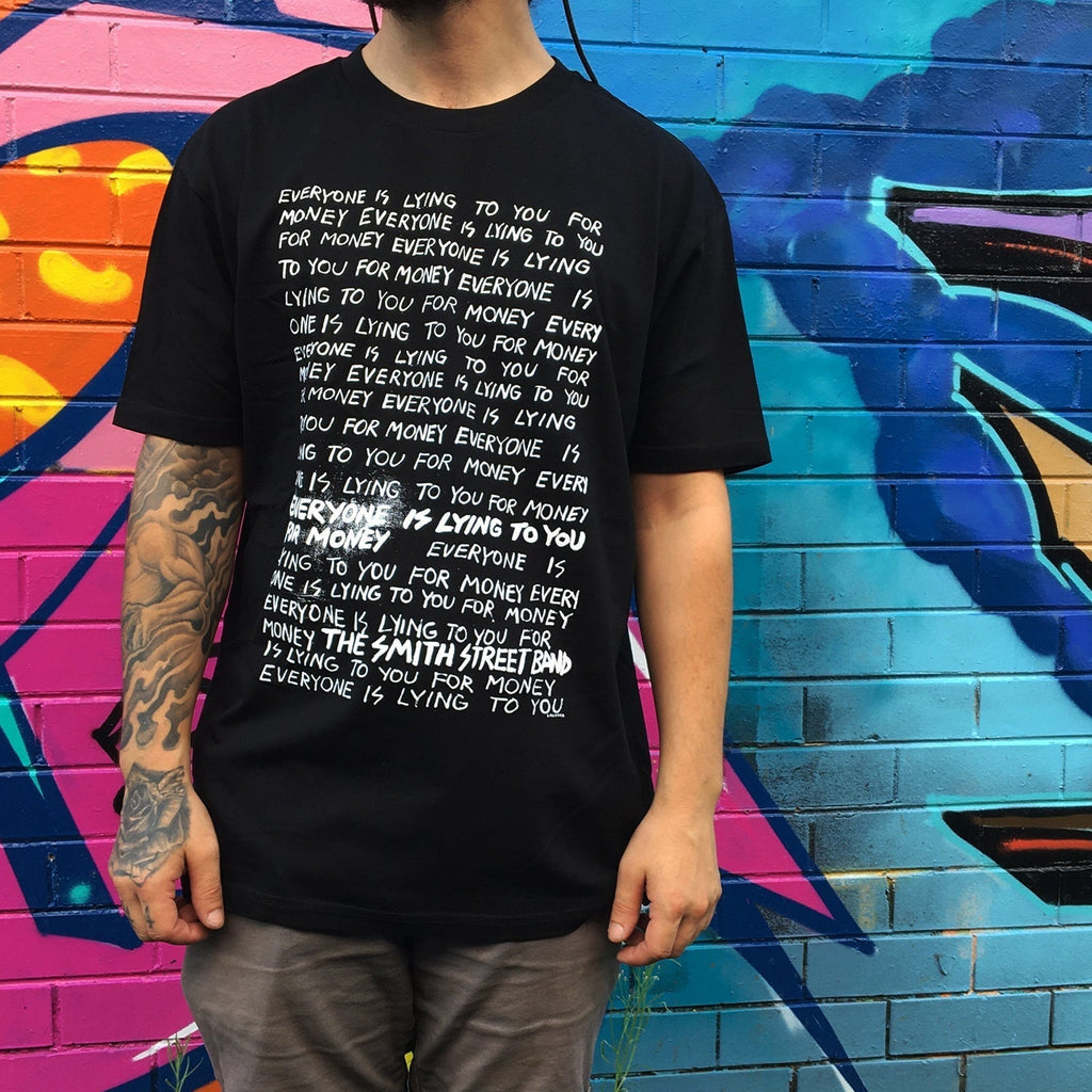Everyone Is Lying T-Shirt (Black) Hoodie, Sweatshirt | CoreVibeTees.com (Image 2)