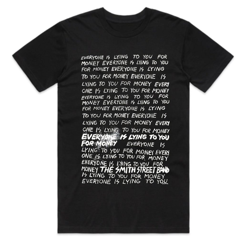 Everyone Is Lying T-Shirt (Black) Hoodie, Sweatshirt | CoreVibeTees.com (Image 1)