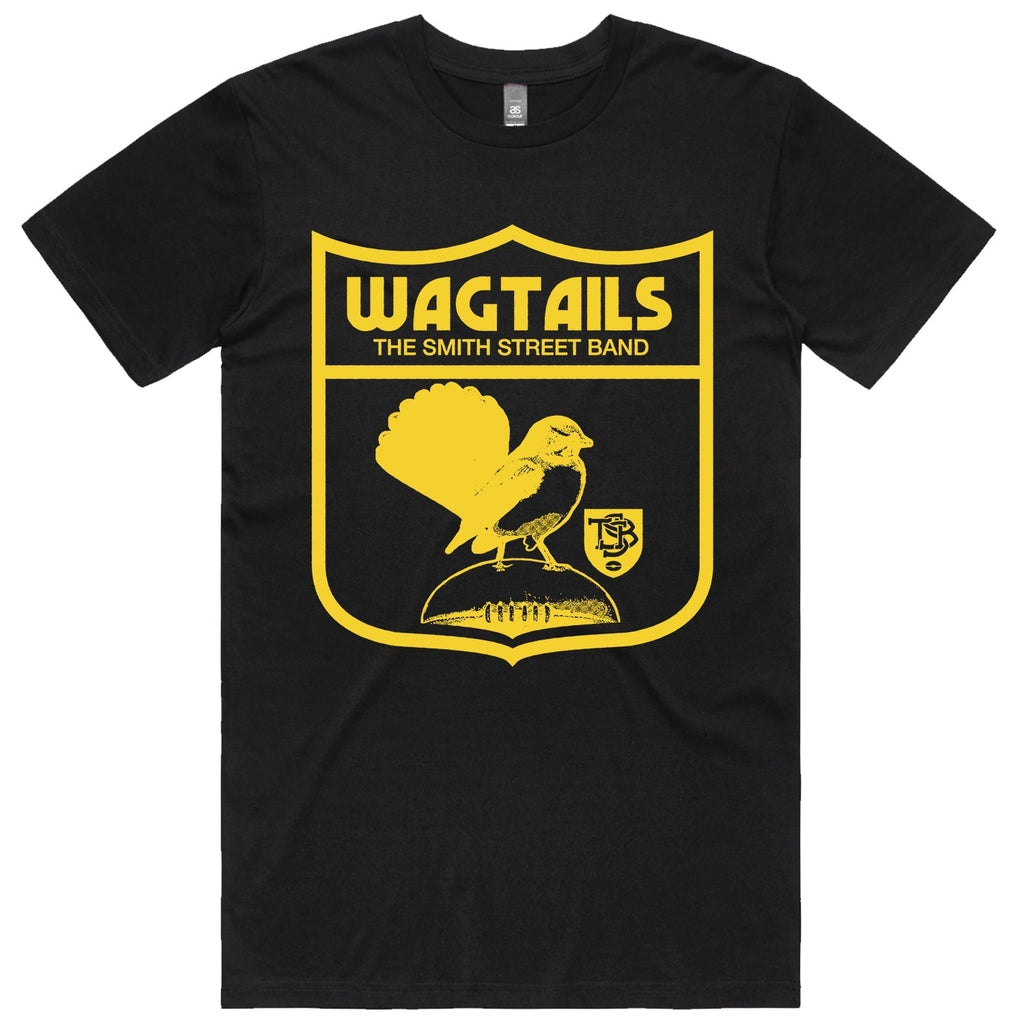 Wagtails Tee (Black w/ Yellow Print) Hoodie, Sweatshirt | CoreVibeTees.com (Image 1)