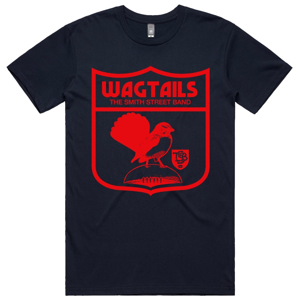 Wagtails Tee (Navy w/ Red Print) Hoodie, Sweatshirt | CoreVibeTees.com (Image 1)