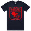 Wagtails Tee (Navy w/ Red Print) Hoodie, Sweatshirt | CoreVibeTees.com (Image 1)