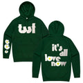 It's All Love Now Hoodie (Forest Green) T-Shirts, Sweatshirt | CoreVibeTees.com