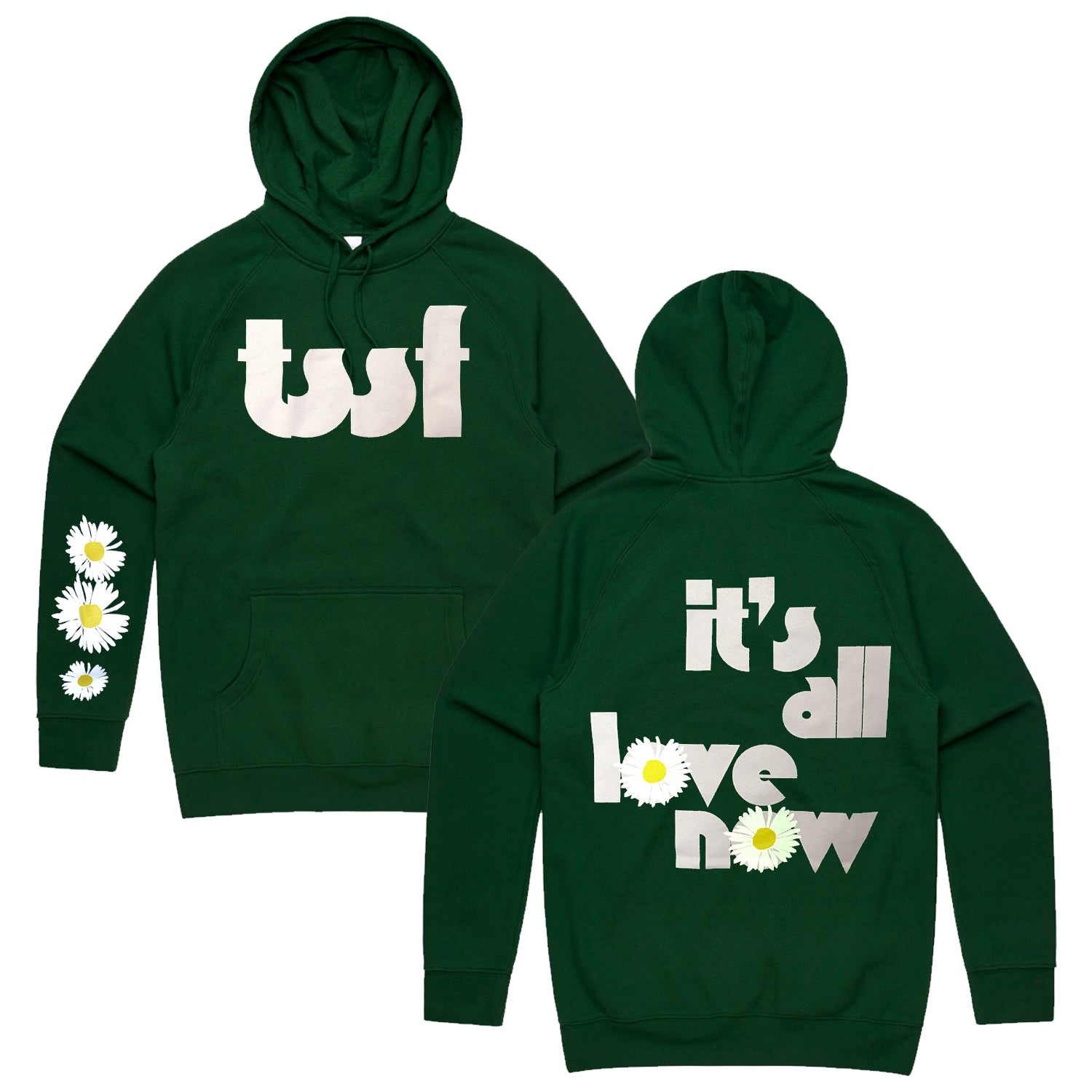 It's All Love Now Hoodie (Forest Green) T-Shirts, Sweatshirt | CoreVibeTees.com
