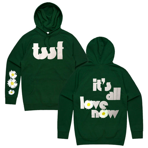 It's All Love Now Hoodie (Forest Green) T-Shirts, Sweatshirt | CoreVibeTees.com