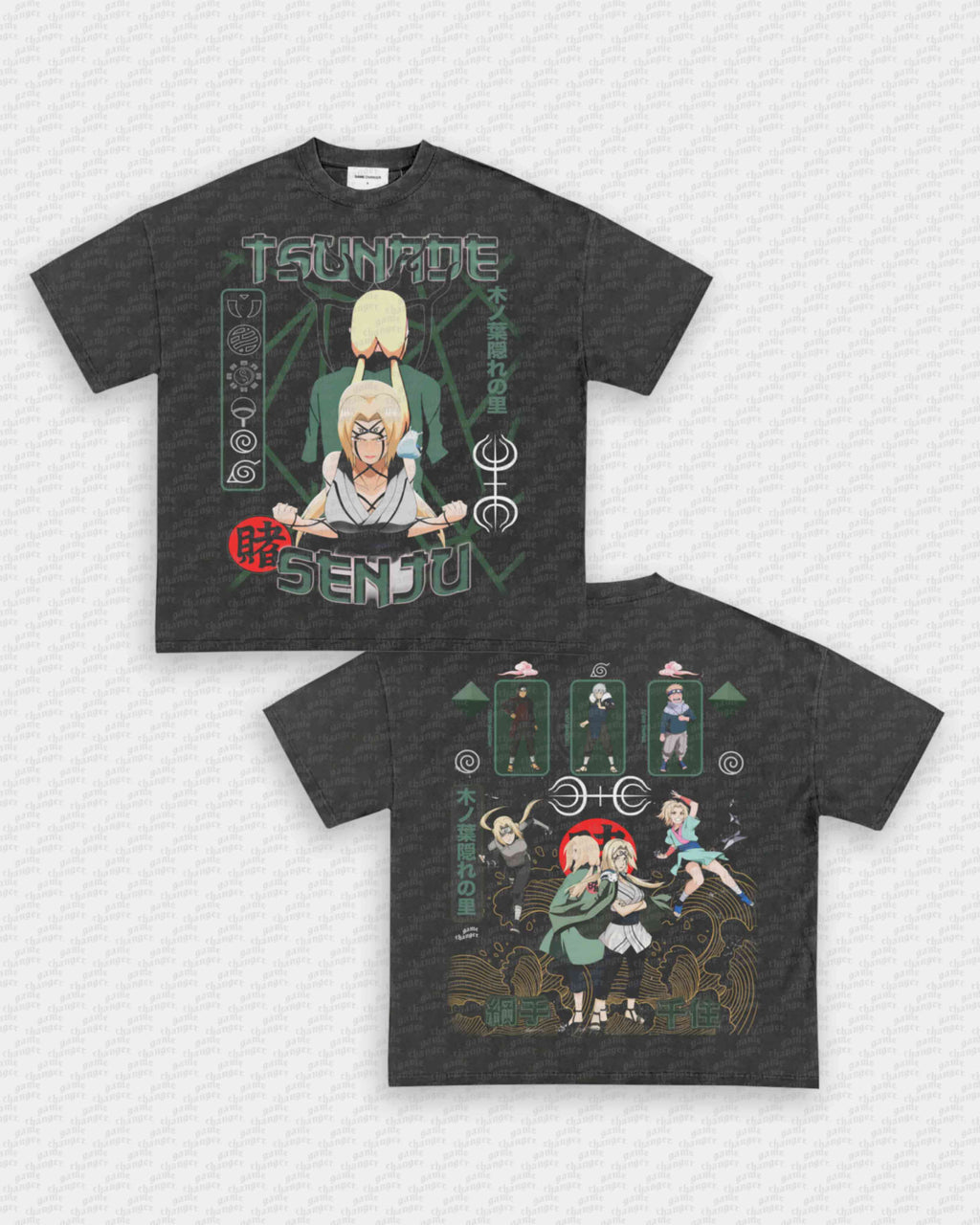TSUNADE SENJU TEE - [DS] Hoodie, Sweatshirt | CoreVibeTees.com (Image 2)