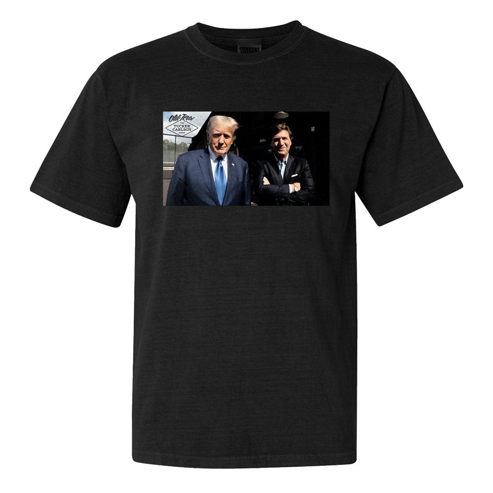 Tucker x Trump Interview Tee Hoodie, Sweatshirt | CoreVibeTees.com