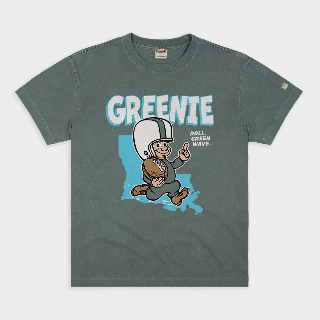 Tulane Green Wave Greenie Vintage Heavyweight Tee Style001 Hoodie, Sweatshirt | CoreVibeTees.com (Image 1)