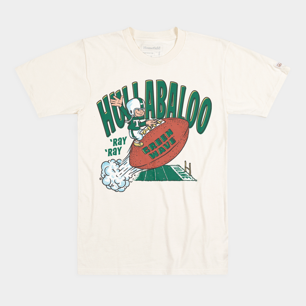 Tulane Green Wave Football Hullabaloo Tee Style001 Hoodie, Sweatshirt | CoreVibeTees.com (Image 1)