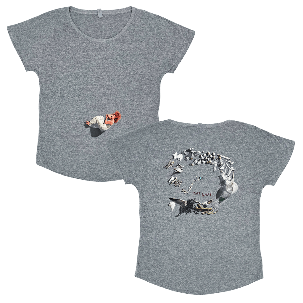 Under The Pink Women‚Äôs Grey T-Shirt Hoodie, Sweatshirt | CoreVibeTees.com (Image 1)