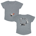 Under The Pink Women‚Äôs Grey T-Shirt Hoodie, Sweatshirt | CoreVibeTees.com (Image 1)