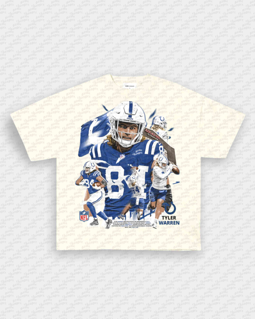 TYLER WARREN - COLTS TEE Hoodie, Sweatshirt | CoreVibeTees.com (Image 2)