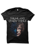I Drink And I Know Things Tyrion Lannister Black T-Shirt Hoodie, Sweatshirt | CoreVibeTees.com
