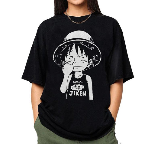 Tamago Jiken Luffy Tshirt, One Piece Tshirt, Anime TShirt