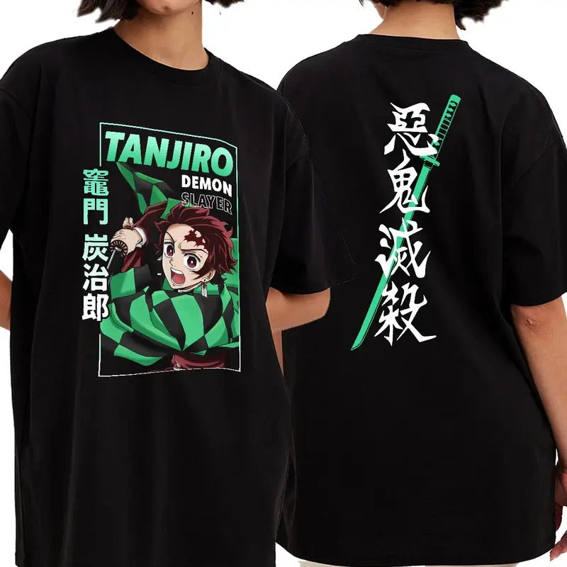 Tanjiro with his sword main character shirt, Demon Slayer t-shirt, Anime sweatshirt hoodie, Anime lover t-shirt