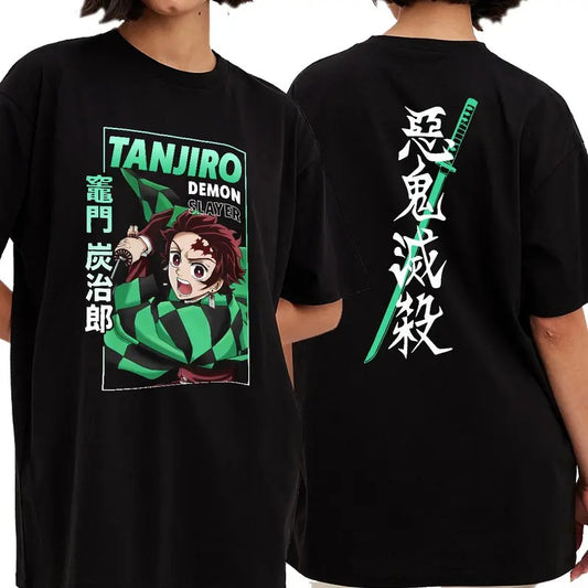 Tanjiro with his sword main character shirt, Demon Slayer t-shirt, Anime sweatshirt hoodie, Anime lover t-shirt