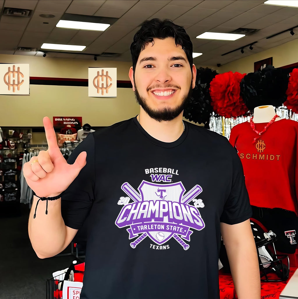Tarleton State Baseball Wac Champions 2026 shirt