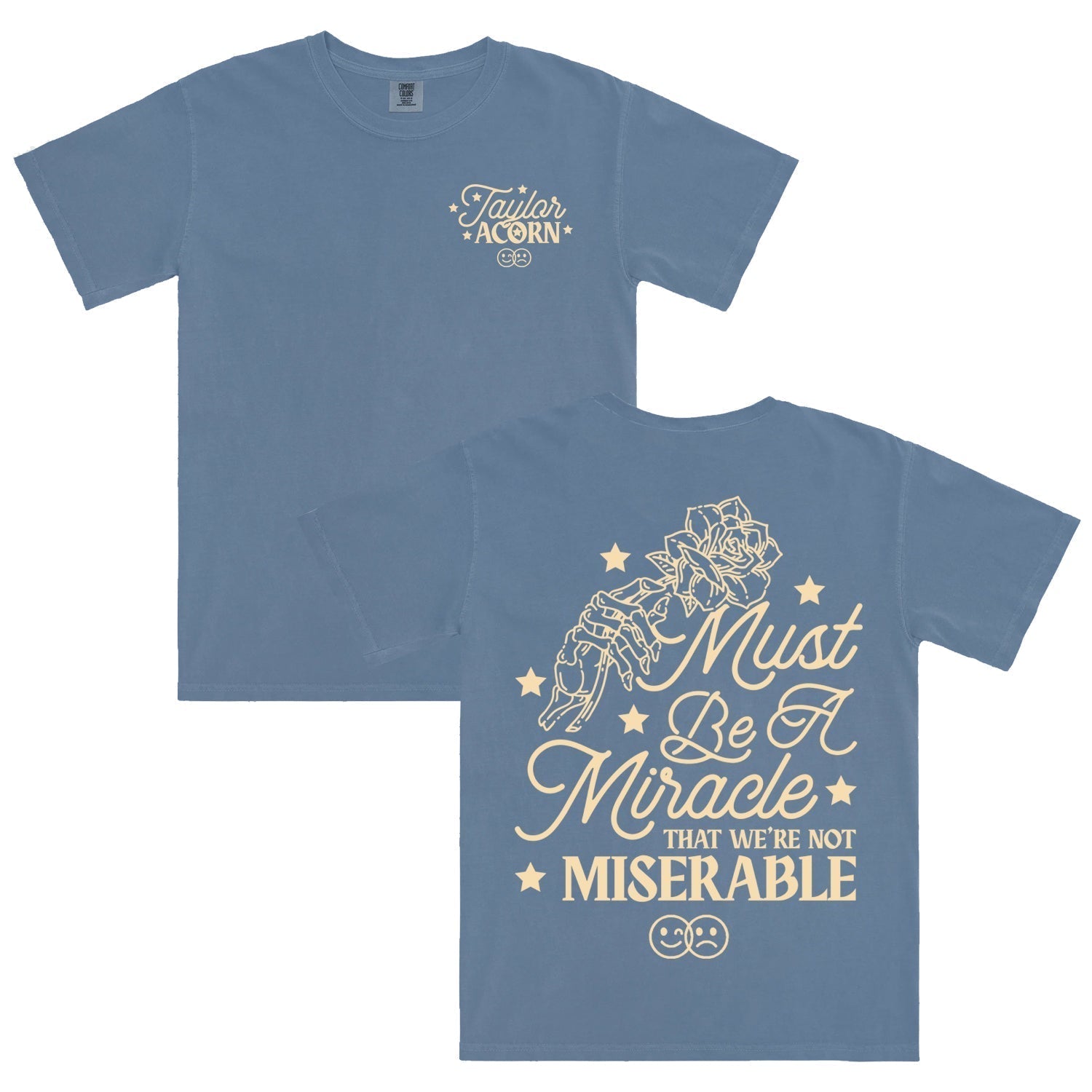 Miracle T-Shirt (Blue Jean) Hoodie, Sweatshirt | CoreVibeTees.com (Image 1)
