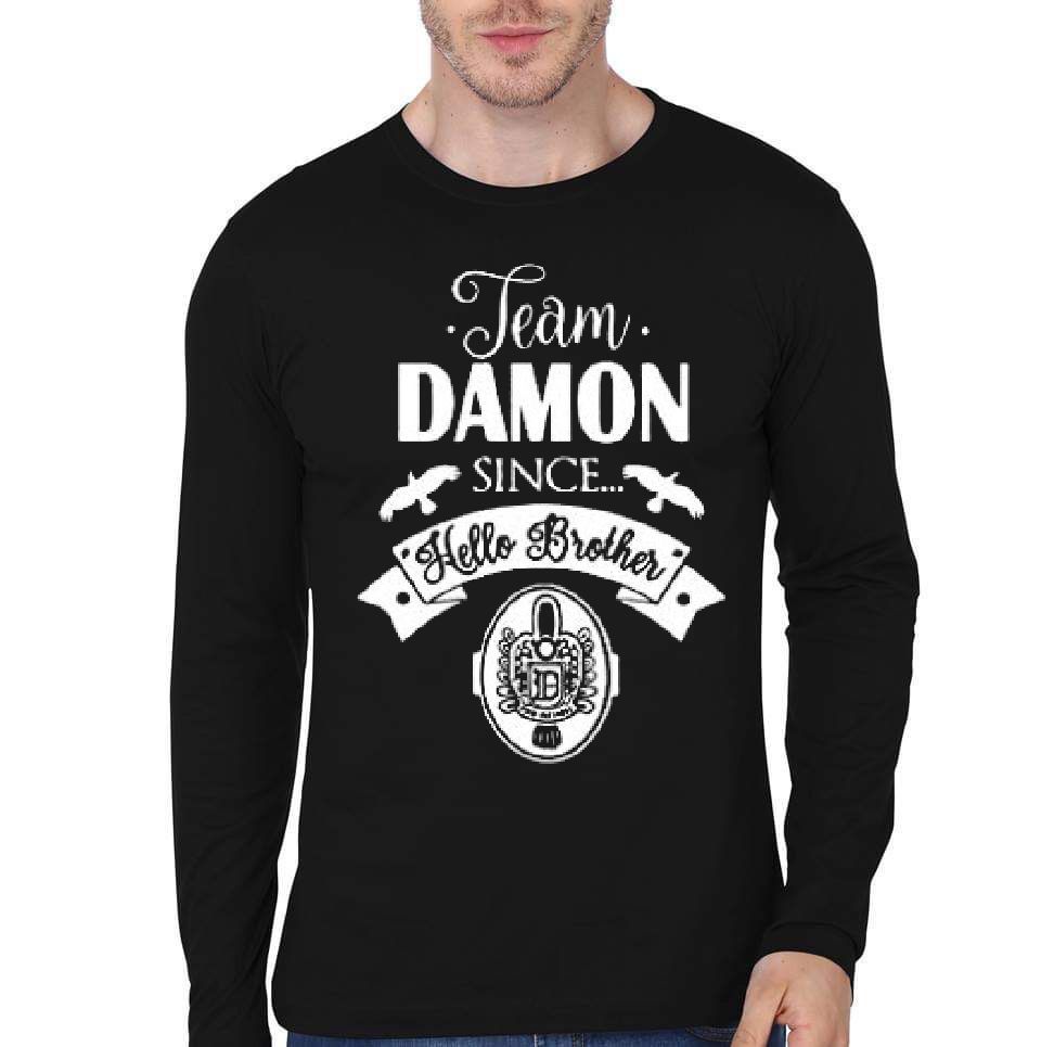 Team Damon Since Full Sleeve T-Shirt Hoodie, Sweatshirt | CoreVibeTees.com