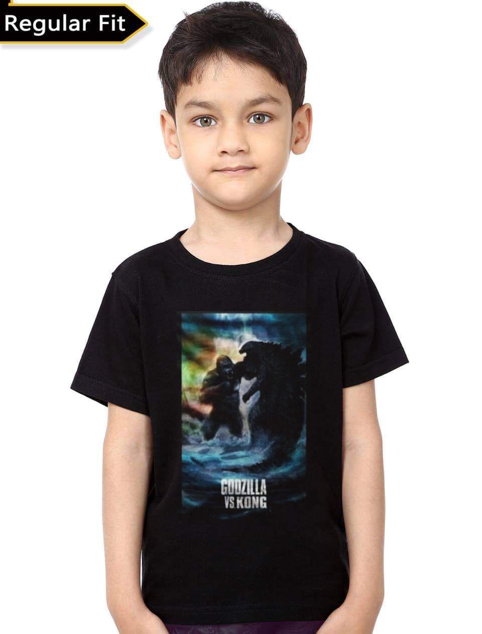 Godzilla Vs Kong Black Kids T-Shirt Style001 Hoodie, Sweatshirt | CoreVibeTees.com