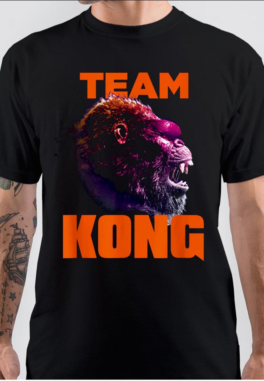 Team Kong Black T-Shirt Hoodie, Sweatshirt | CoreVibeTees.com