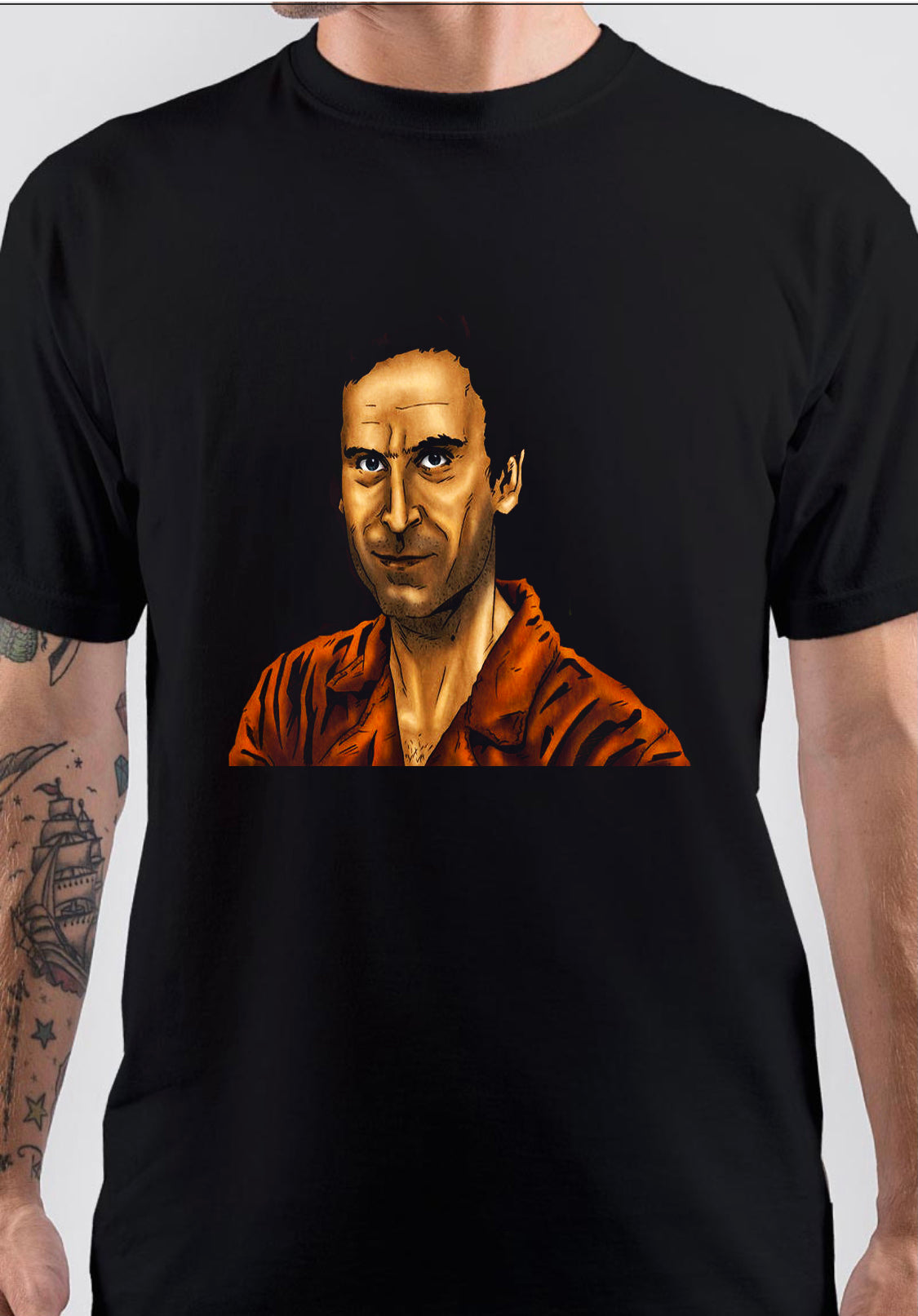 Ted Bundy Art T-Shirt Hoodie, Sweatshirt | CoreVibeTees.com