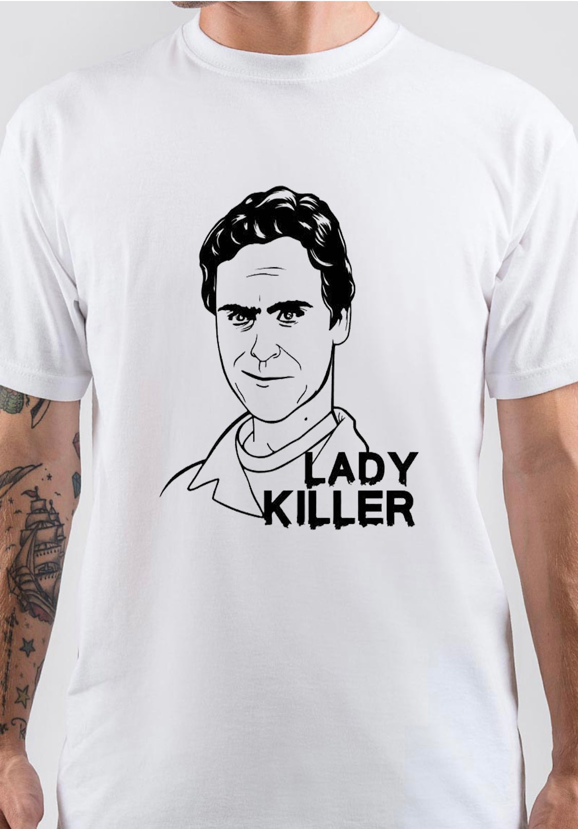 Ted Bundy Lady Killer T-Shirt Hoodie, Sweatshirt | CoreVibeTees.com