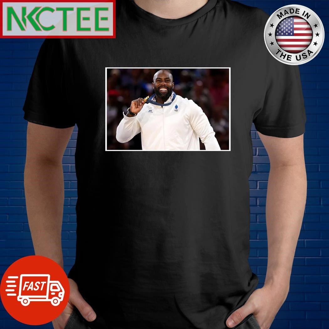 Teddy Riner gold medals Olympic Paris 2024 shirt
