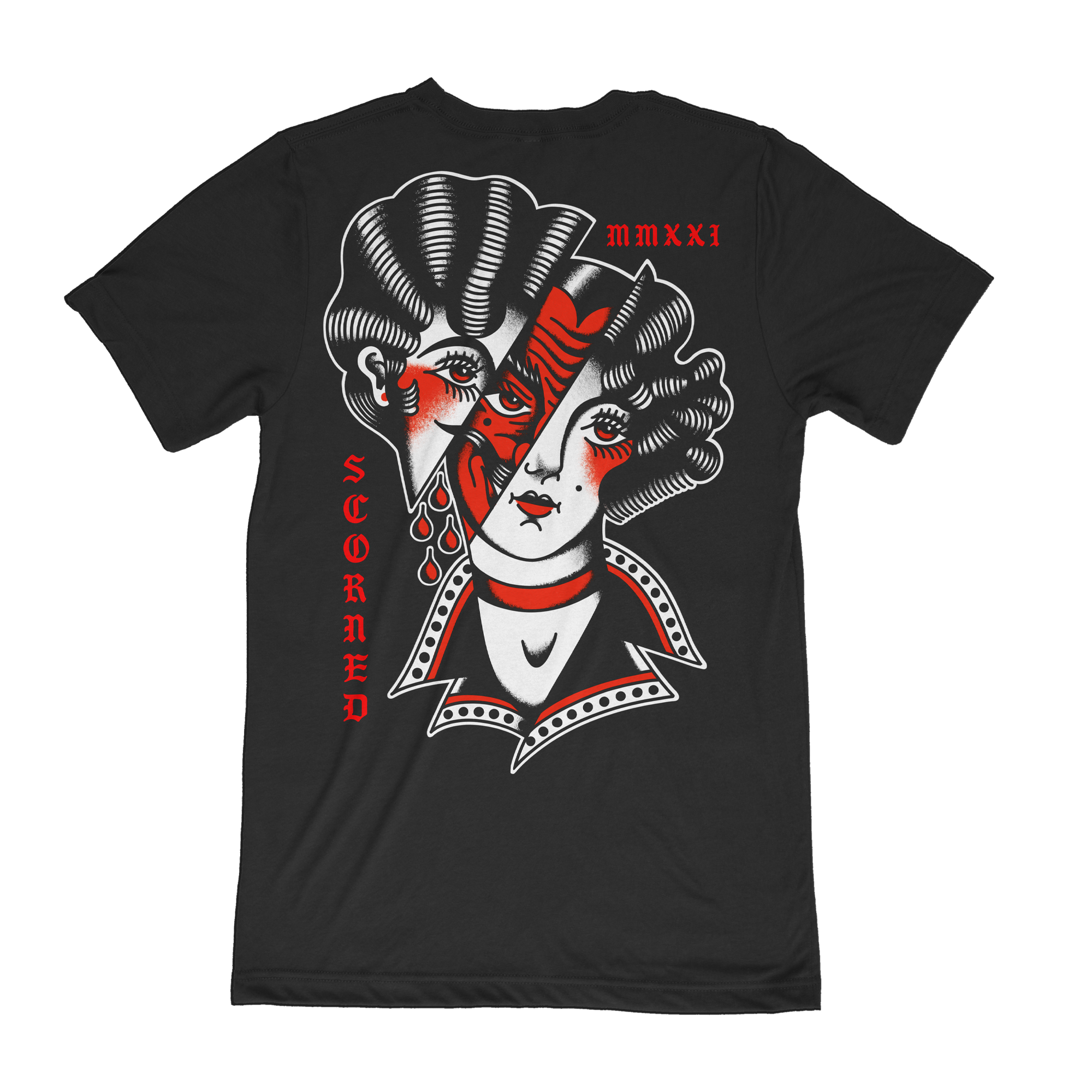 Nick Adam Tattoo - Scorned Shirt Hoodie, Sweatshirt | CoreVibeTees.com (Image 3)