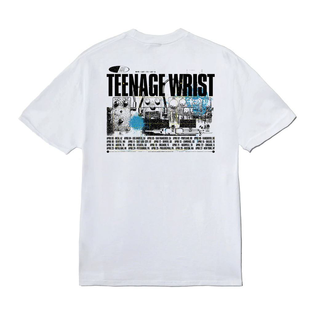 Teenage Wrist - 2025 Tour Dates Tee Hoodie, Sweatshirt | CoreVibeTees.com (Image 2)