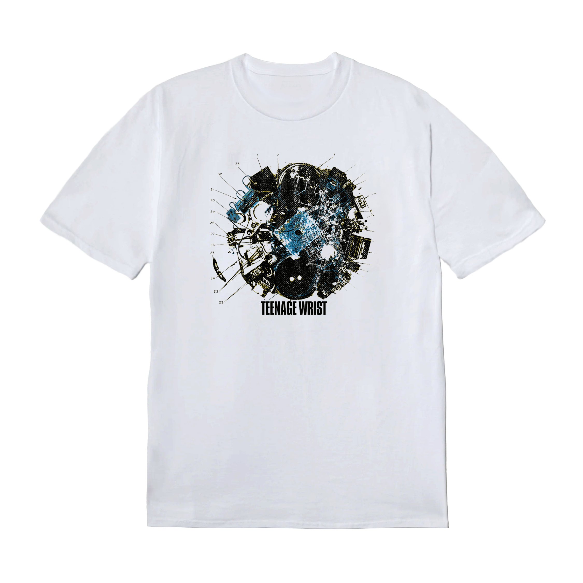 Teenage Wrist - 2025 Tour Dates Tee Hoodie, Sweatshirt | CoreVibeTees.com (Image 1)