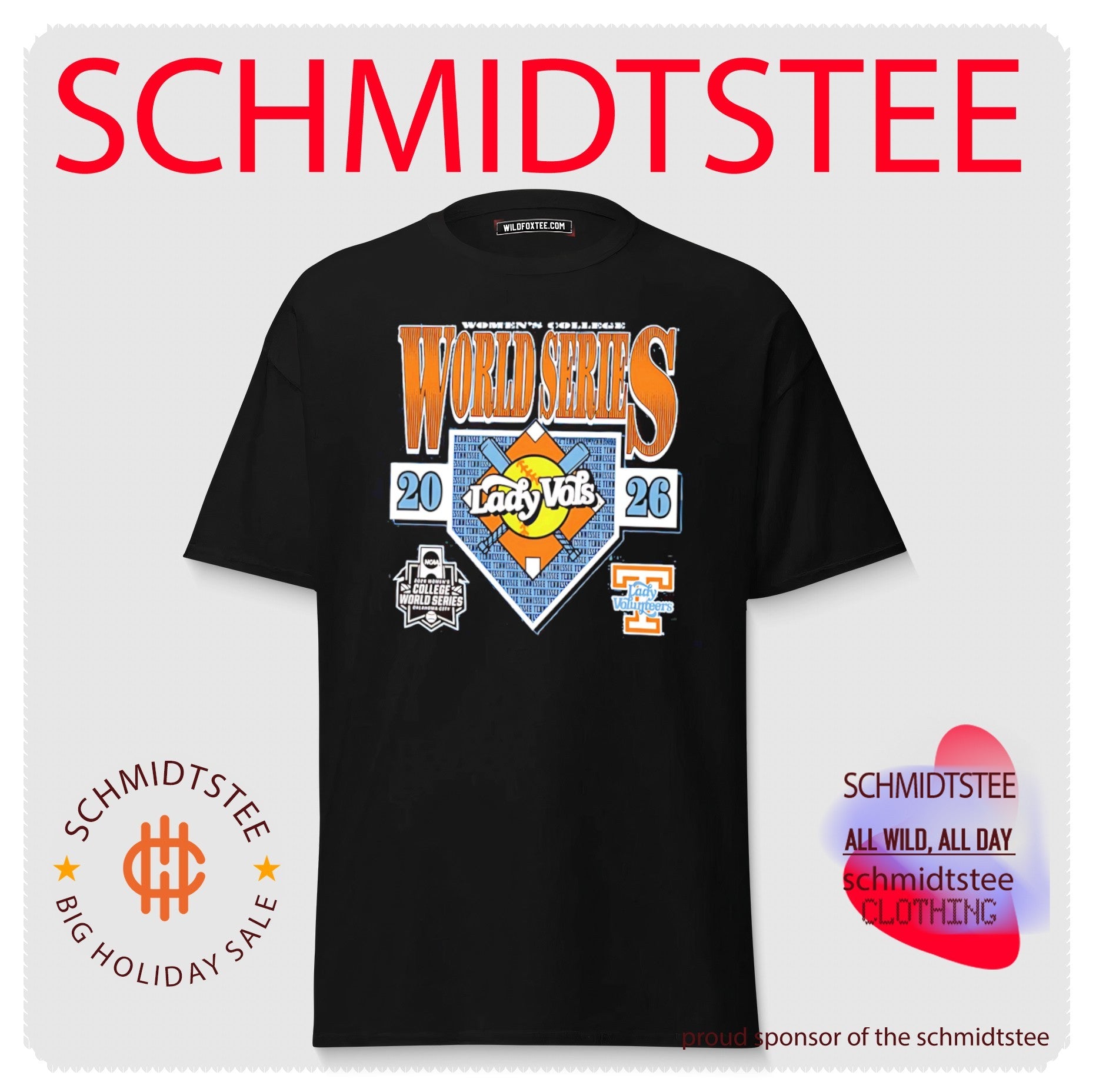 Tennessee Lady Vols Softball 2026 WCWS Bound shirt