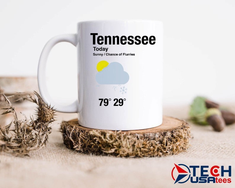 Tennessee Today Sunny Chance of Flurries shirt
