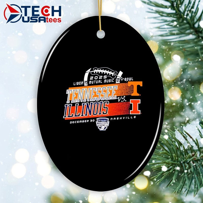 Tennessee Volunteers vs Illinois Fighting Illini 2025 Music City Bowl Champs shirt