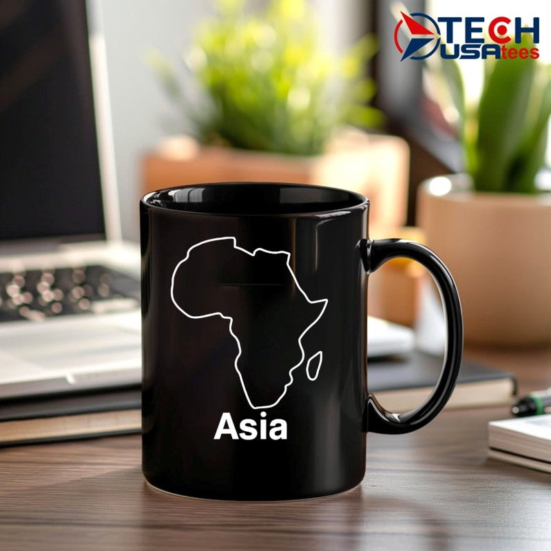 Terrible Maps Africa Asia shirt