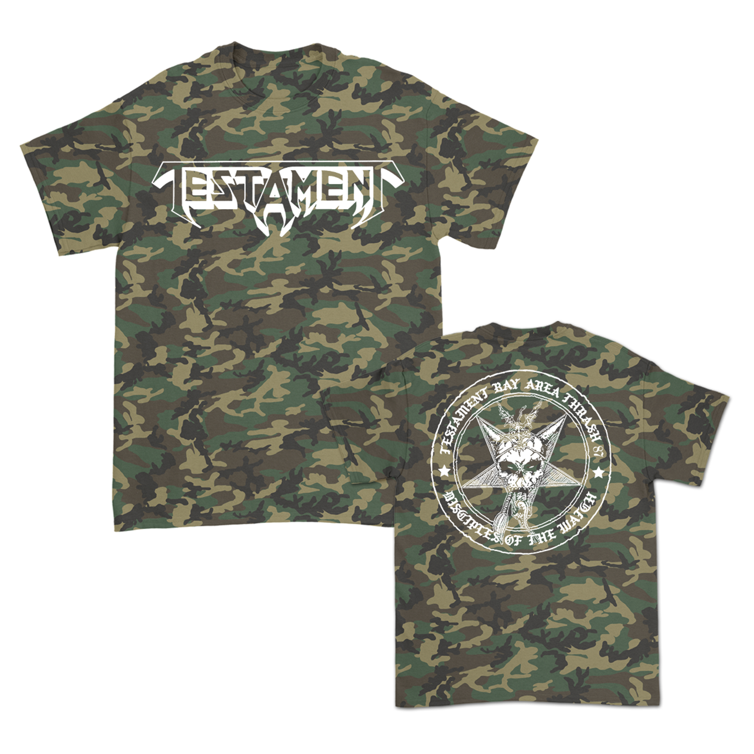 Bay Area Thrash T-Shirt (Woodland Camo) Hoodie, Sweatshirt | CoreVibeTees.com (Image 1)