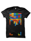 Tetris Bricks Game Black T-Shirt Hoodie, Sweatshirt | CoreVibeTees.com