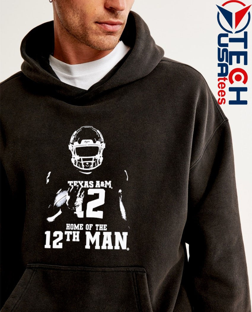 Texas A and M Aggies 12th Man silhouette shirt