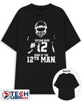 Texas A and M Aggies 12th Man silhouette shirt