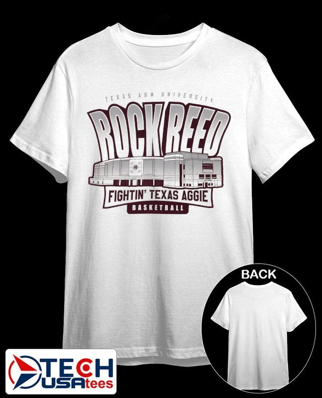 Texas A and M Aggies Rock Reed Basketball shirt